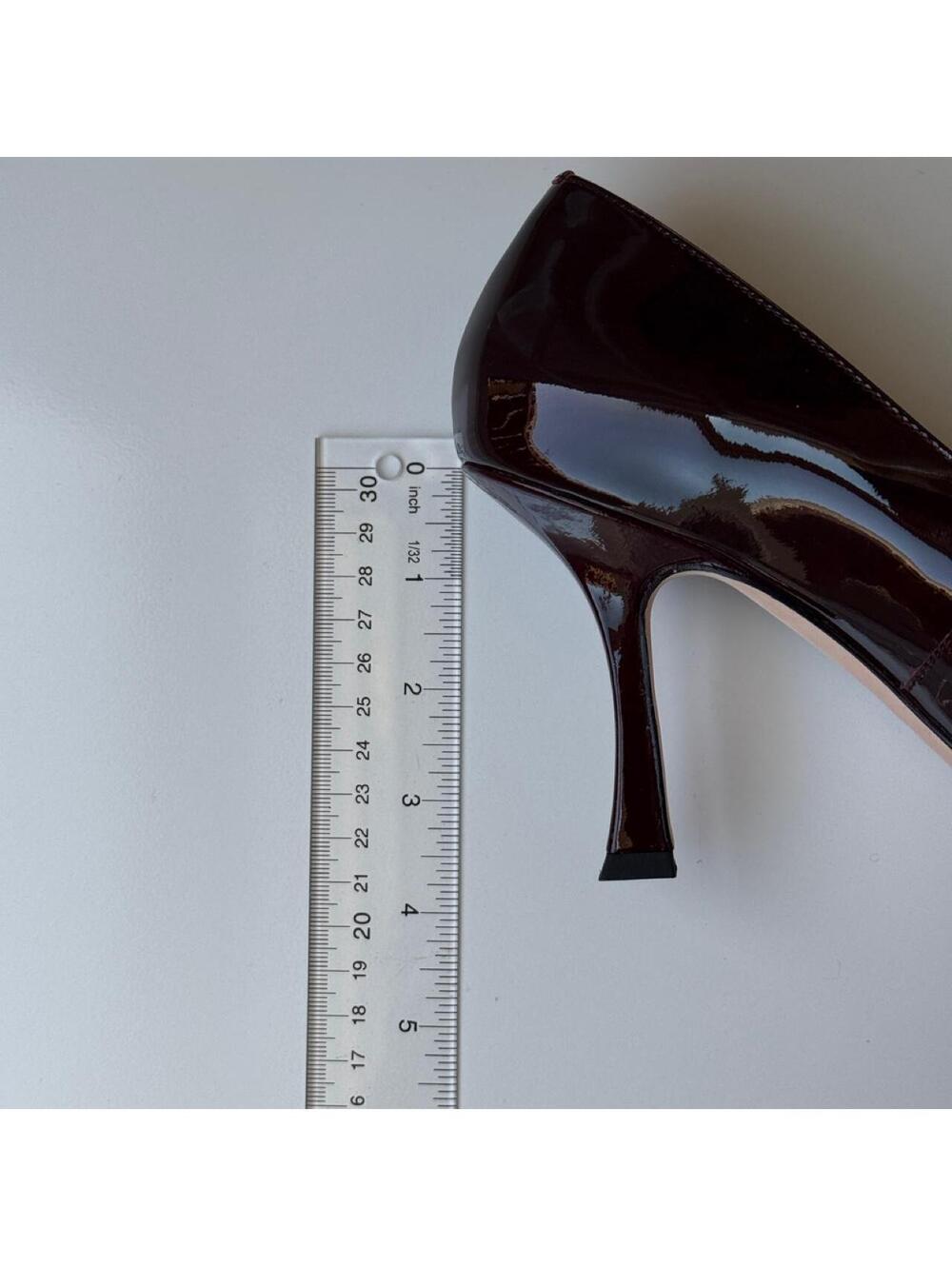 Jimmy Choo Belinda 90mm Patent Leather Crystal Pumps - Picture 6 of 6